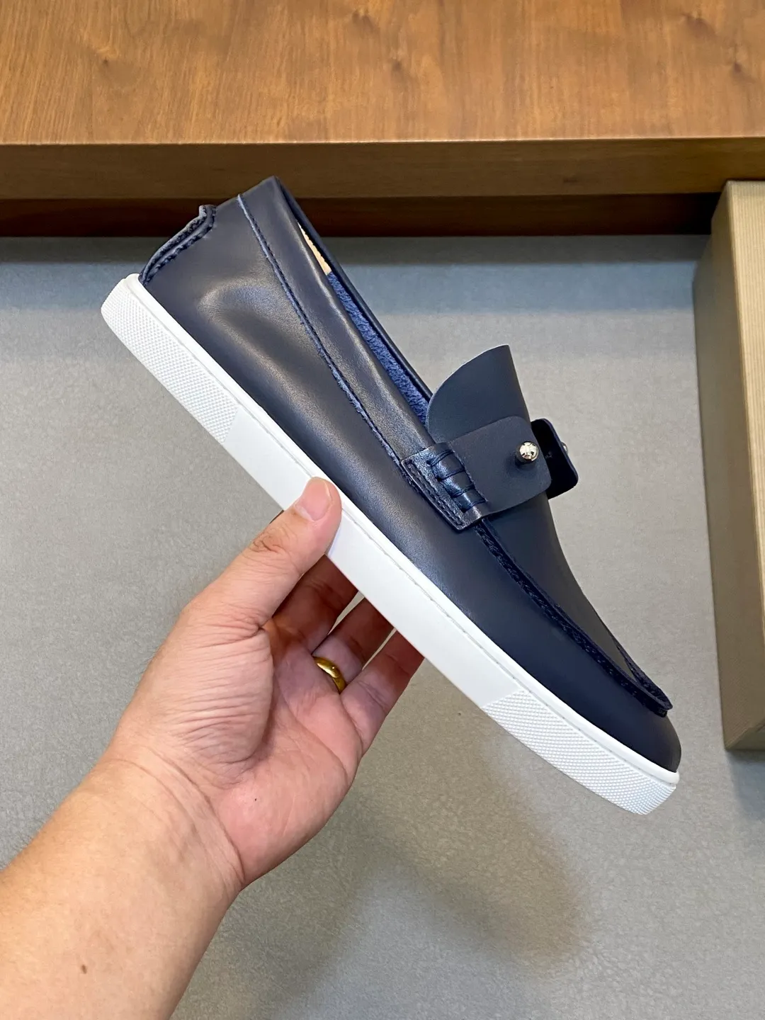 Men's shoes 💰740 christian louboutin (CL red sole shoes) exclusive hot model released 🎈🎈💪Movable latex feet👻Finished outsole line [Deyi] Global supply😝 [Top version]: original imported cowhide upper, top original leather lining, original molded TPU outsole, original 1:1 detail processing, original shoe last, large quantity available from stock, code number: 39-44 (38, 45 customized)